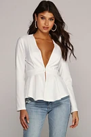 Working Girl Peplum Jacket
