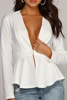 Working Girl Peplum Jacket