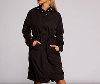 Long Line Anorak Windbreaker