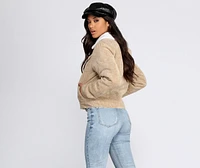 Cozy Feels Sherpa Jacket