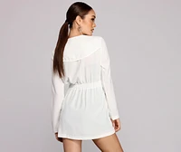 Total It Girl Belted Trench