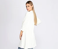 Boss Babe Crepe Longline Blazer