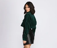 Button Up Corduroy Jacket