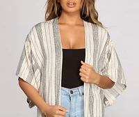 Sassy Stripes Kimono