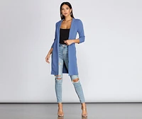 Boss Babe Crepe Longline Blazer