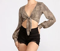 Purrfect Look Leopard Print Top