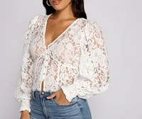Luxe and Lace Rhinestone Cardigan