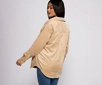 Keep It Trendy Reversible Shacket