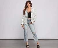 Pretty And Posh Tweed Blazer
