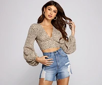 Sassy Style Tie-Front Top