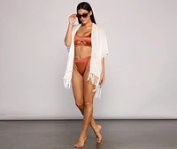 Ready For My Getaway Fringe Kimono