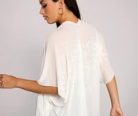 Ready For My Getaway Fringe Kimono