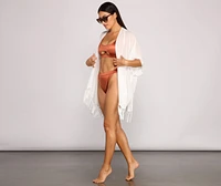 Ready For My Getaway Fringe Kimono