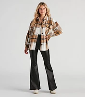 True And Trendy Plaid Shacket
