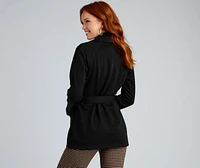 Timelessly Chic Belted Trench Coat
