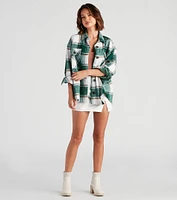 True And Trendy Plaid Shacket