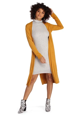 Stylin' Suede Belted Trench