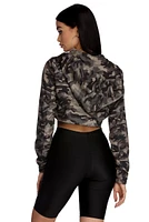 Chillin' Camo Cropped Jacket
