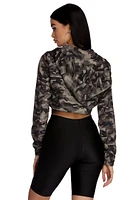 Chillin' Camo Cropped Jacket