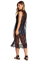 For Lace Days Sleeveless Duster