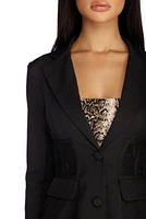 Touch Of Lace Trench Coat