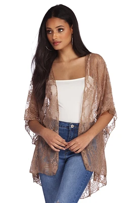 Flirty Lace Kimono