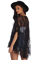 Flirty Lace Kimono