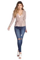 Please Me Peplum Blazer