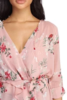 Flowy Floral Chiffon Duster