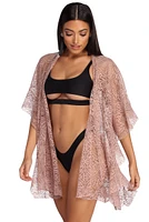 Ruffled Lace Kimono
