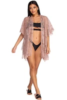 Ruffled Lace Kimono