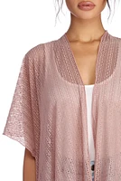 Airy Fringed Kimono