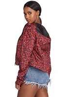 Cause A Scene Leopard Print Jacket