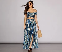 Tropic Vibes Maxi Skirt