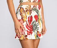 Ready For Paradise Smocked Mini Skirt