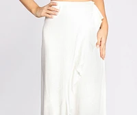 Wrap Me Ruffles Maxi Skirt