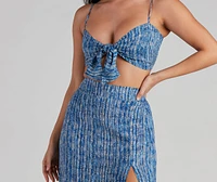 Girl's Trip Boho Slit Maxi Skirt