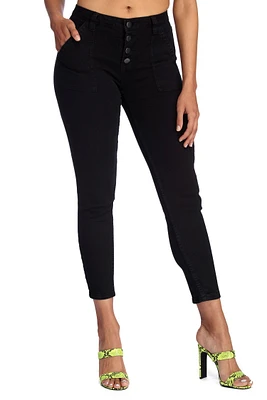 All The Details Skinny Cargo Pants