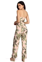 Tropical Escape Sleeveless Jumpsuit