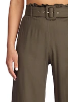 Bold And Belted Paper Bag Pants