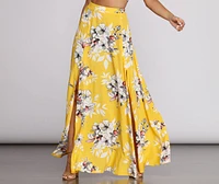 Island Time Floral Skirt