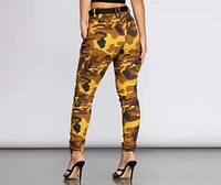 Step It Up Camo Cargo Pants