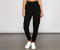 Trendy Moment Cargo Joggers
