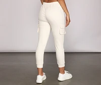 Keeping Knit Lowkey Cargo Joggers