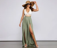 High Waist Tulip Pants