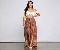Bohemian Gaze High Waist Pants