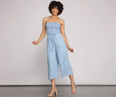 Casual Cutie Cropped Jumpsuit