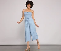 Casual Cutie Cropped Jumpsuit