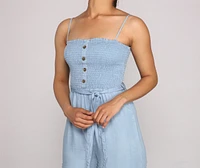 Casual Cutie Cropped Jumpsuit