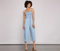 Casual Cutie Cropped Jumpsuit